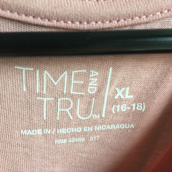 TIME & TRU | brand new classic cotton long sleeve tee - Picture 2 of 6